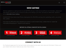 Tablet Screenshot of marinellahumecasting.com